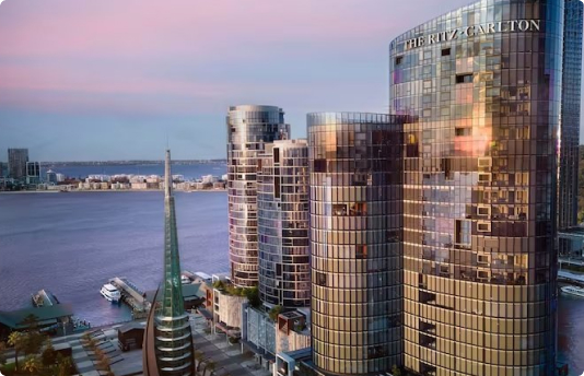 Fire Protection Service Perth installed fully compliant detection and suppression systems at Elizabeth Quay