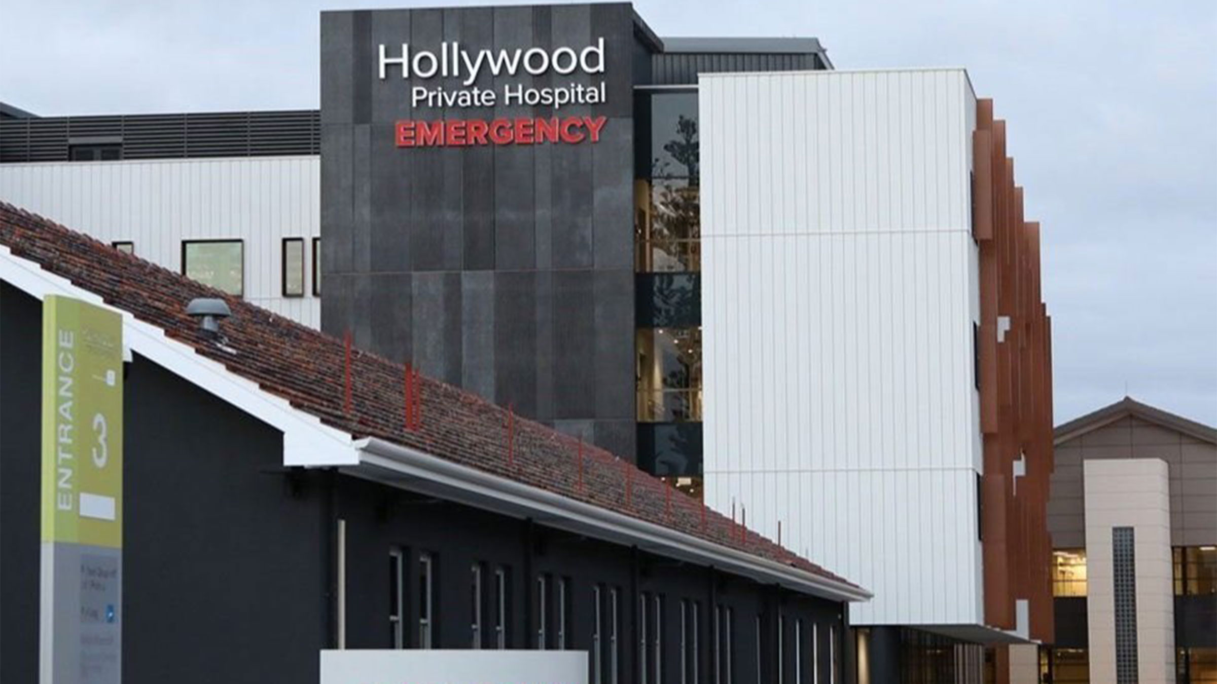 Hollywood Private Hospital's emergency department, equipped with advanced fire detection and occupant warning systems installed by Fire Protection Services WA